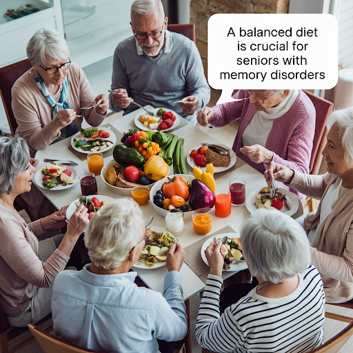 The Crucial Role of Diet for Seniors with Memory Disorders